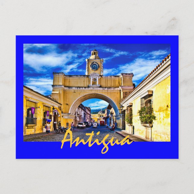 Antigua, Guatemala, Centralamerika Vykort (Framsida)