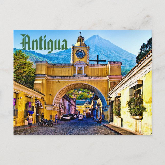 Antigua, Guatemala, Centralamerika Vykort (Framsida)
