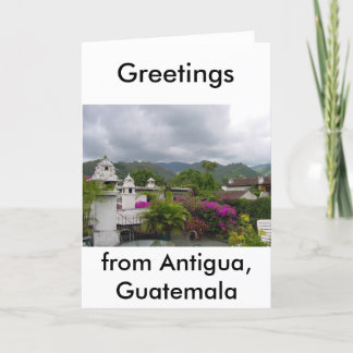 Antigua, Guatemala Kort