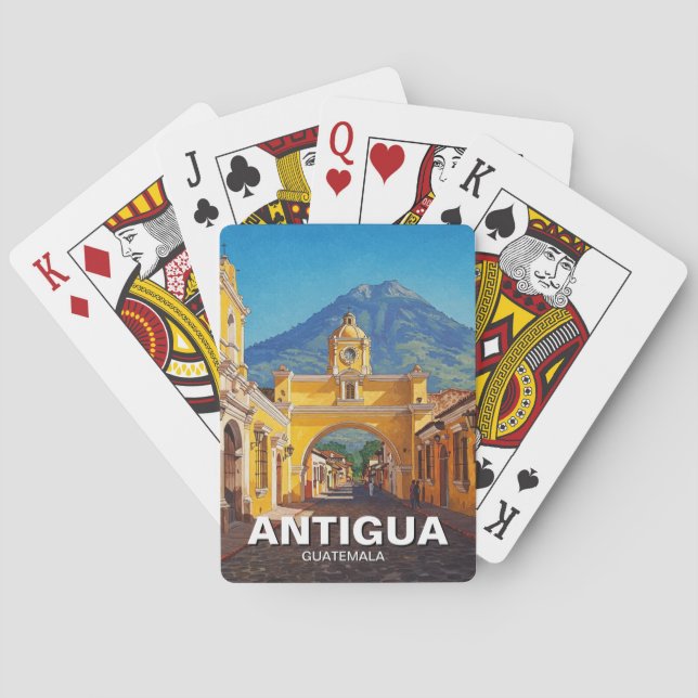 Antigua Guatemala Travel Casinokort (Baksidan)