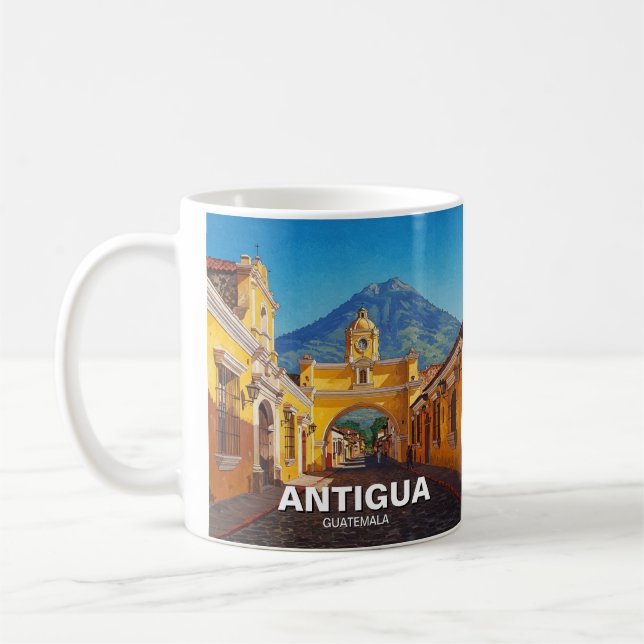 Antigua Guatemala Travel Kaffemugg (Vänster)