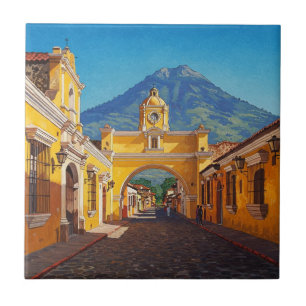 Antigua Guatemala Travel Kakelplatta