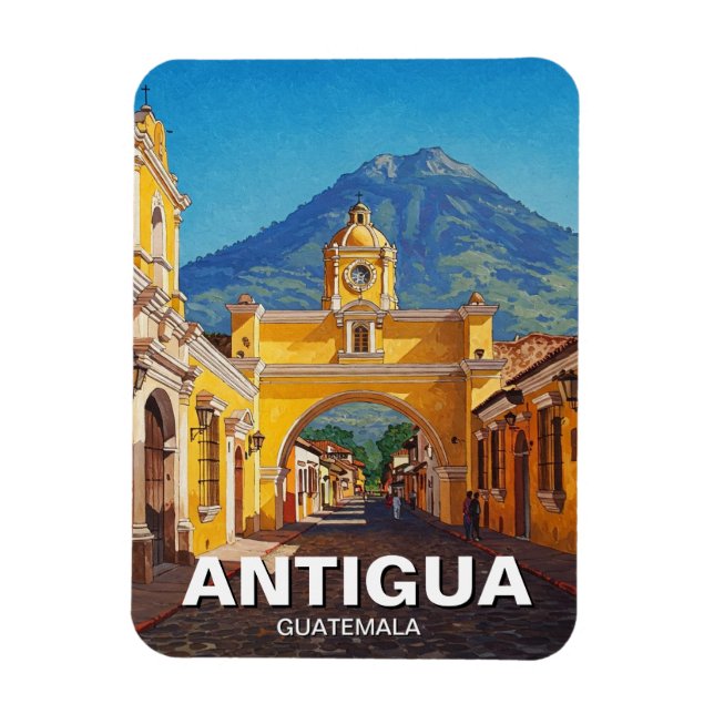 Antigua Guatemala Travel Magnet (Vertikal)