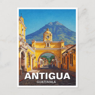 Antigua Guatemala Travel Vykort