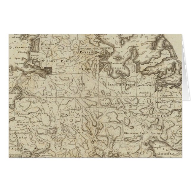 Antigua Hälsningskort (Framsidan Horizontal)