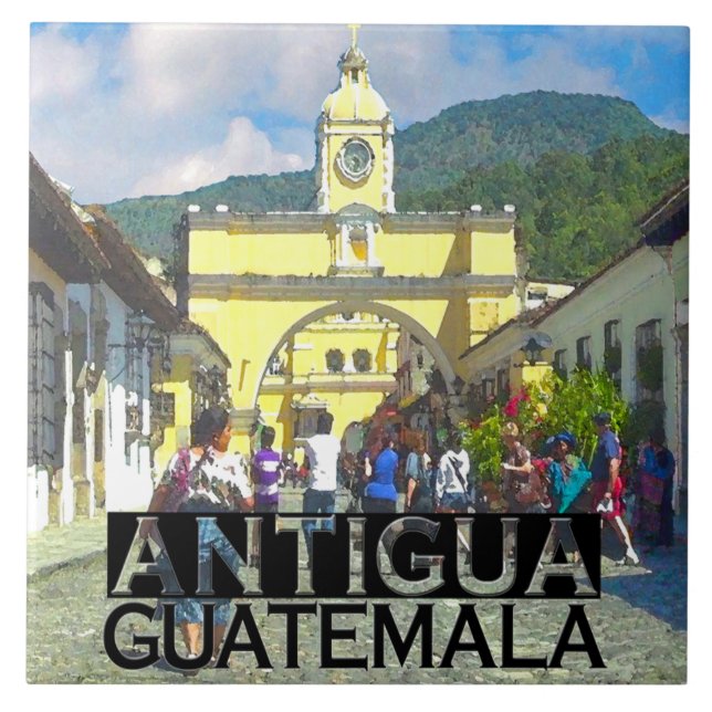 Antigua Kakelplatta (Framsidan)