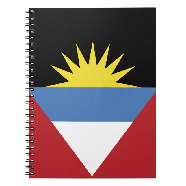 Antigua och Barbuda flagga Anteckningsbok (Framsidan)