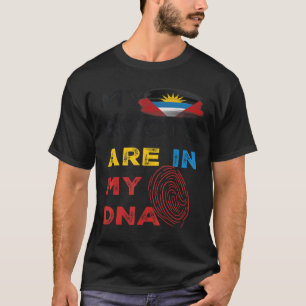 Antigua och Barbuda Flagga, Antigua, mina rötter ä T Shirt
