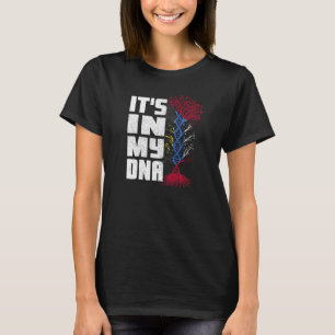 Antigua och Barbuda Flagga är i min DNA Patriotic T Shirt