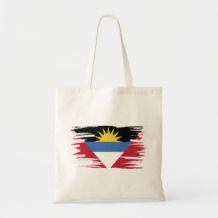 Antigua och Barbuda Flagga Brush Art Tygkasse