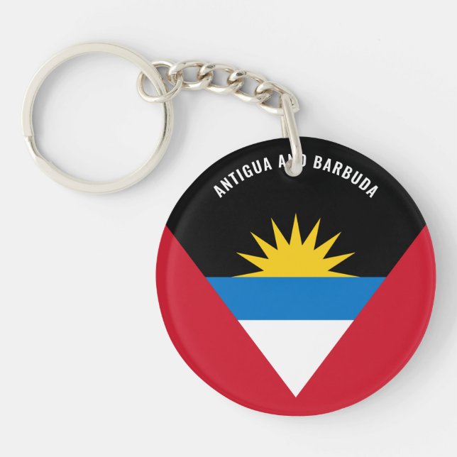 Antigua och Barbuda Flagga Charming Patriotic (Framsidan)