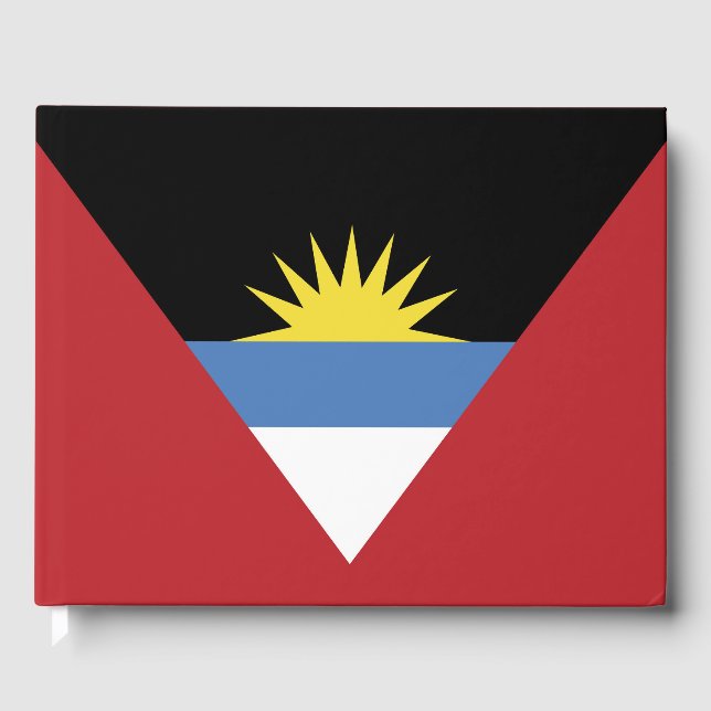 Antigua och Barbuda flagga Gästböcker (Framsida)