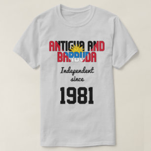 Antigua och Barbuda Flagga Independence Firande T Shirt