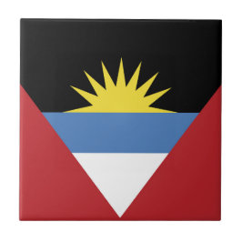 Antigua och Barbuda flagga Kakelplatta