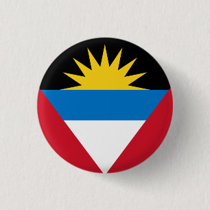 Antigua och Barbuda Flagga Knapp