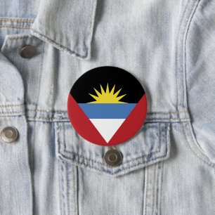 Antigua och Barbuda flagga Knapp