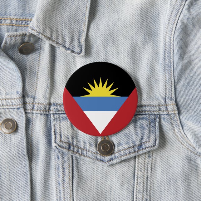 Antigua och Barbuda flagga Knapp (In Situ)