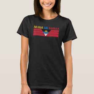 Antigua och Barbuda Flagga Manar Womens Kids T Shirt