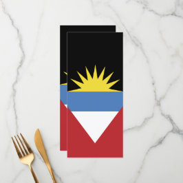 Antigua och Barbuda flagga Meny