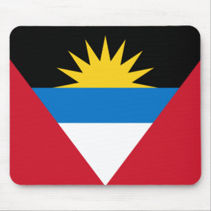 Antigua och Barbuda Flagga Musmatta
