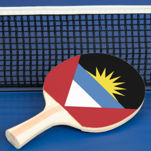 Antigua och Barbuda flagga Pingisracket