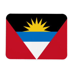 Antigua och Barbuda Flagga Premium Magnet