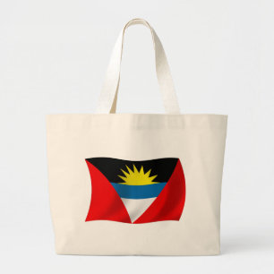 Antigua och Barbuda Flagga Shoppingväska Jumbo Tygkasse