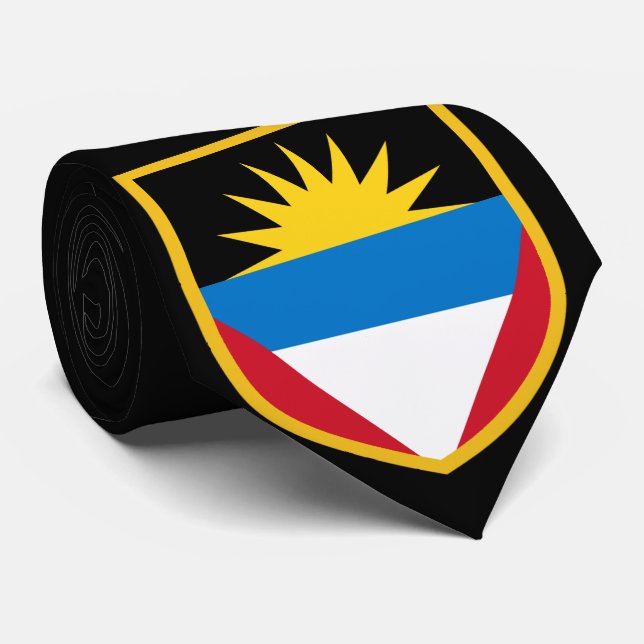 Antigua och Barbuda Flagga Slips (Rullad)