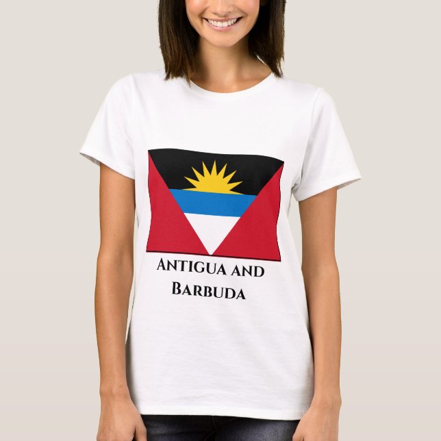 Antigua och Barbuda Flagga T Shirt (Framsida)