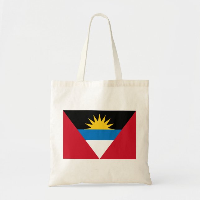 antigua och barbuda-flagga tygkasse (Framsidan)