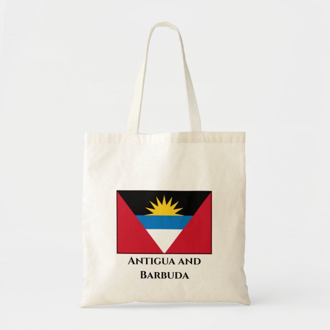 Antigua och Barbuda Flagga Tygkasse (Framsidan)