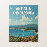Antigua och Barbuda Illustration Travel Art Retro Pussel<br><div class="desc">Konstruktion av vektorbilder med Antigua- och Barbuda-vektorer. Antigua och Barbuda,  ett tvåöns paradis i Västindien,  är kända för sina pristina vita sandstränder,  kristallklar vatten och rikens sjöfartshistoria.</div>