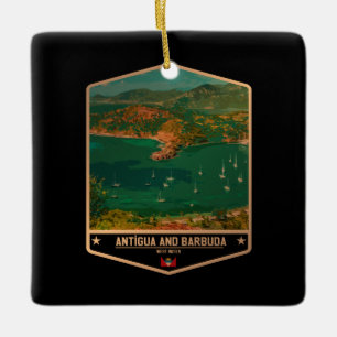 Antigua och Barbuda Julgransprydnad Keramik