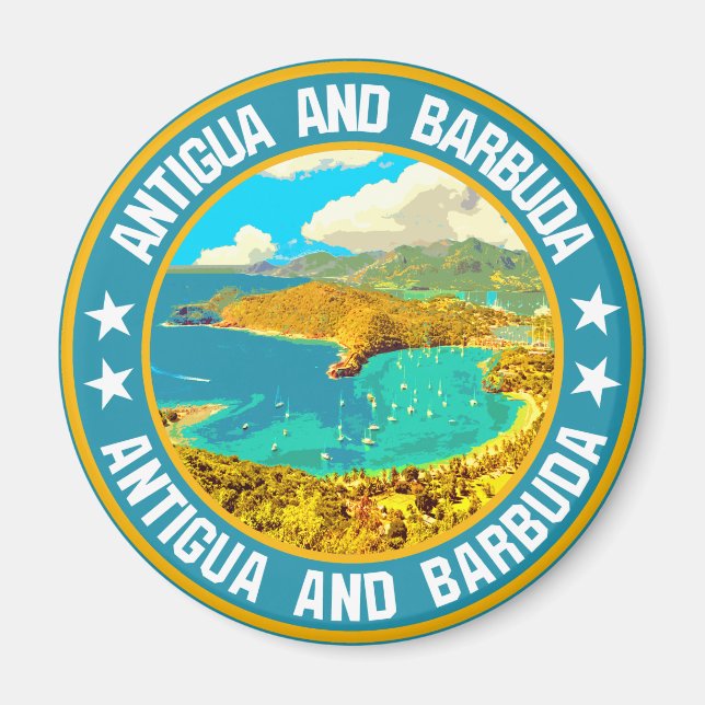 Antigua och Barbuda Magnet (Framsidan)
