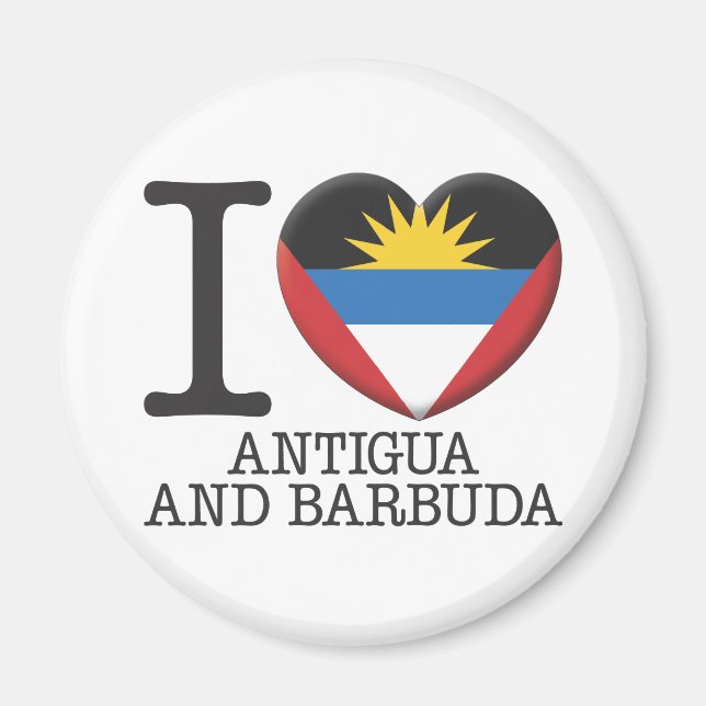 Antigua och Barbuda Magnet (Framsidan)