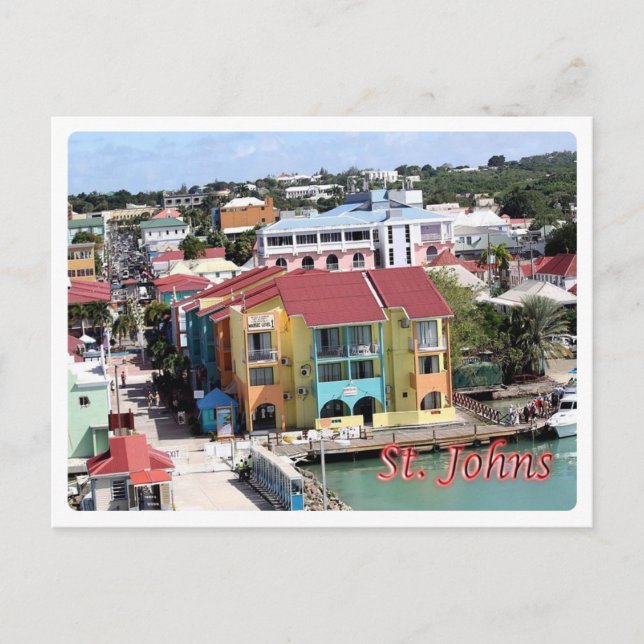 Antigua och Barbuda - Saint Johns - Vykort (Framsida)