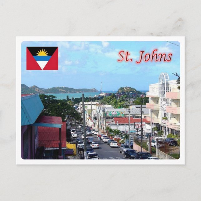 Antigua och Barbuda - Saint Johns - Vykort (Framsida)