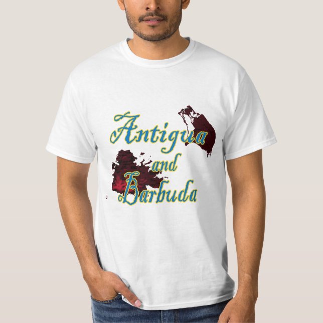 Antigua och Barbuda T Shirt (Framsida)