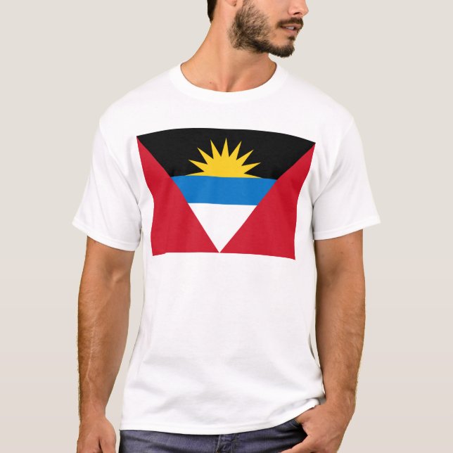 antigua och barbuda t-shirt (Framsida)