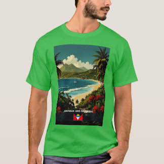 Antigua och Barbuda Travel 2 T Shirt