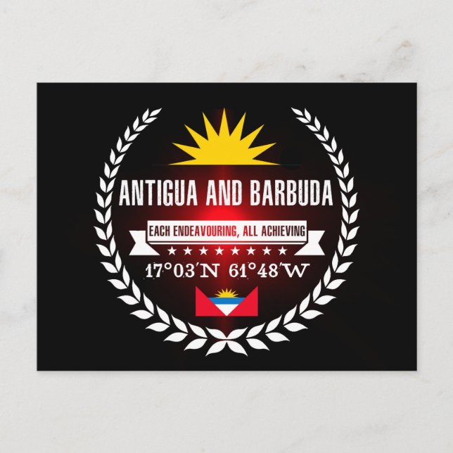 Antigua och Barbuda Vykort (Framsida)