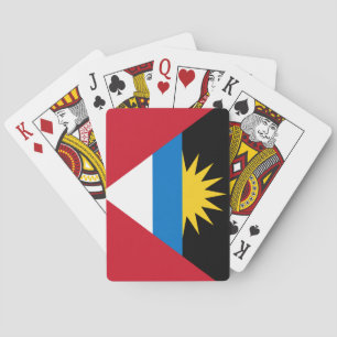 Antigua och Barbudaflagga Casinokort