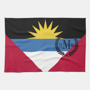 Antigua och Barbudaflagga Kökshandduk