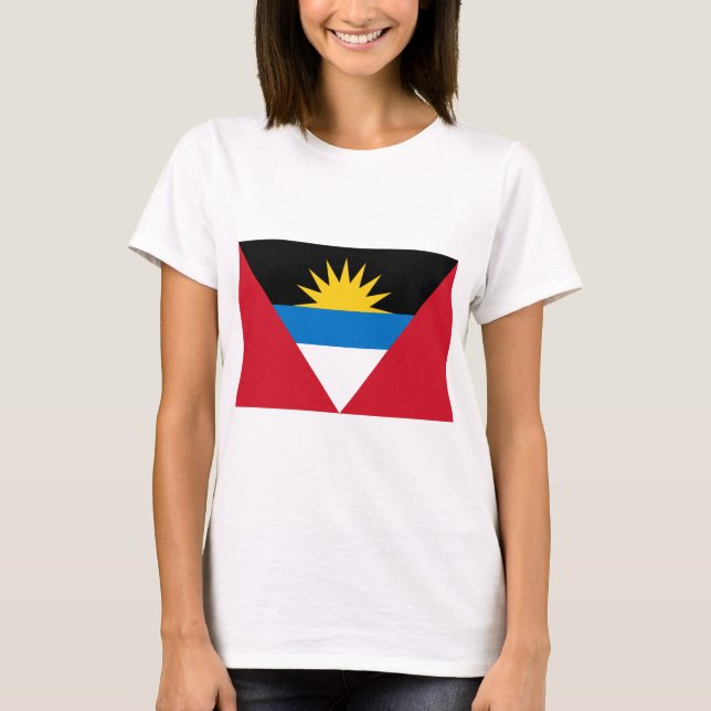 Antigua och Barbudaflagga T Shirt (Framsida)