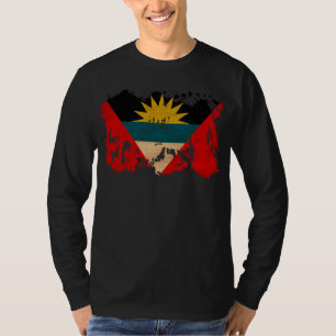 Antigua och Barbudaflagga Tee Shirt