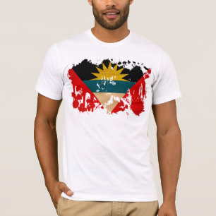 Antigua och Barbudaflagga Tee Shirt