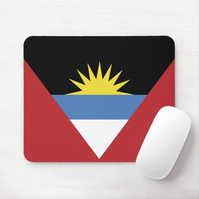Antigua och Barbudas flagga Musmatta (Med mus)