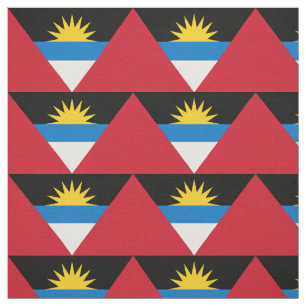 Antigua och Barbudas patriotiska flagga Tyg