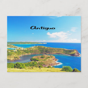 Antigua Sailboat tävling Vykort