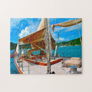 Antigua segelbåtar. Pussel